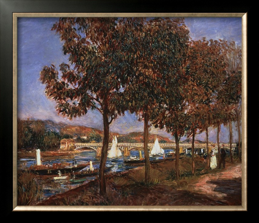 Le Pont D Argenteuil - Pierre-Auguste Renoir painting on canvas